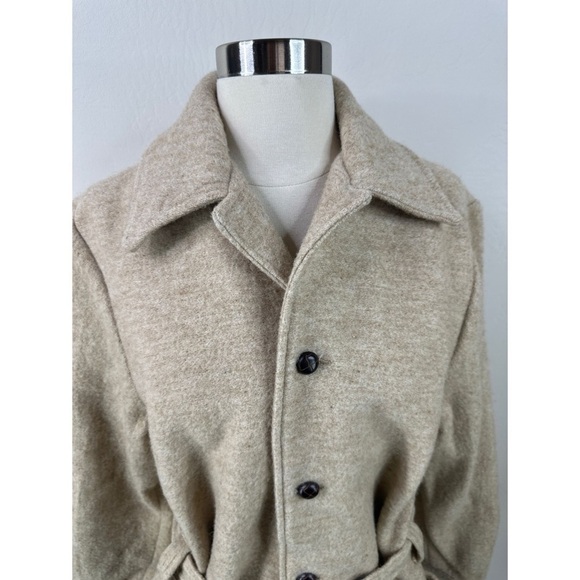 Amana Boho Hippie Wool Blanket Dress Coat Jacket - Picture 6 of 13